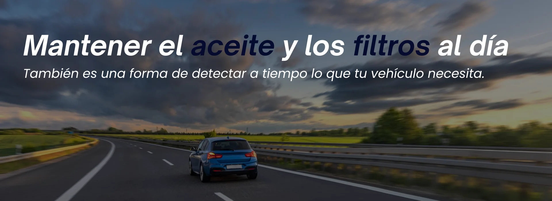 Mantener el aceite y los filtros al día también es una forma de detectar a tiempo lo que tu vehículo necesita.